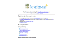 Desktop Screenshot of forteller.net