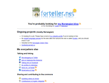 Tablet Screenshot of forteller.net